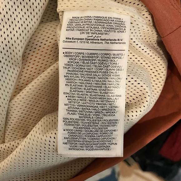 Nike Hype Hike Sportswear Woven Hooded Jacket Cactus Fossil/Black CU4220-238 XS - Picture 3 of 3